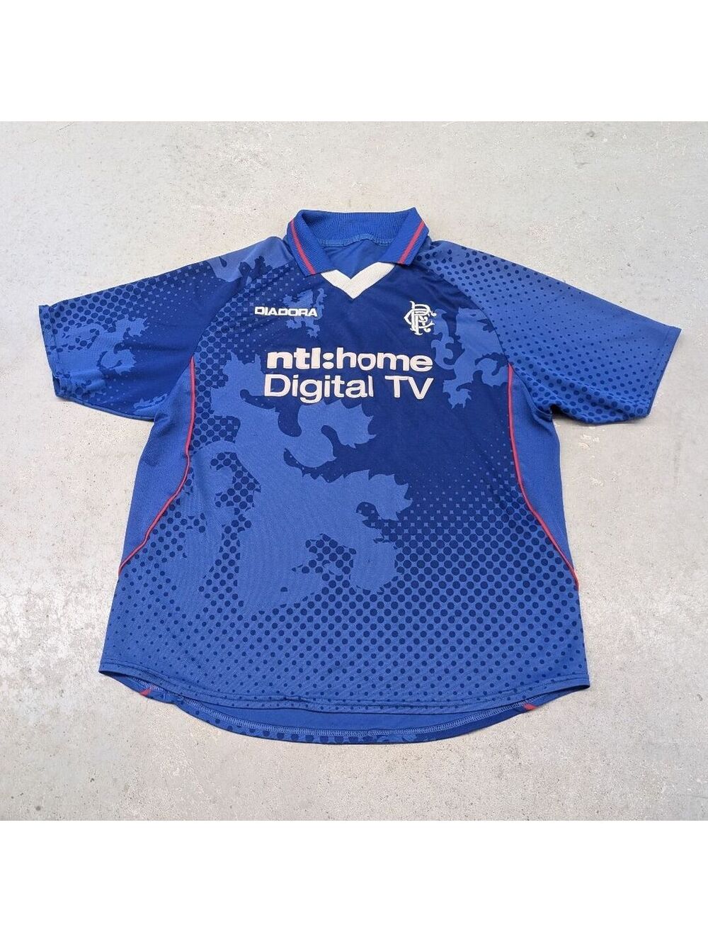 Y2K Diadora Glasgow Rangers 2002–2003 Home Football Kit